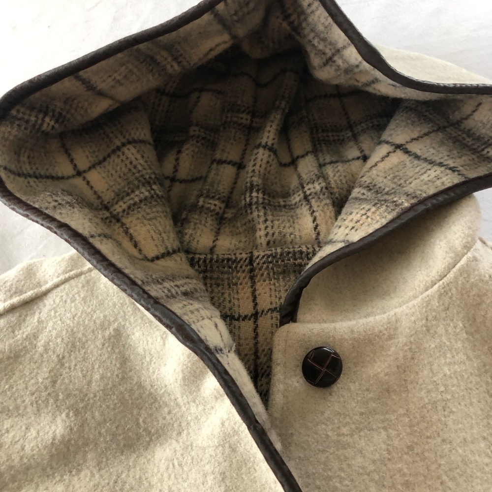 Club manteau m’en off white cream coat. - Picture 7 of 13
